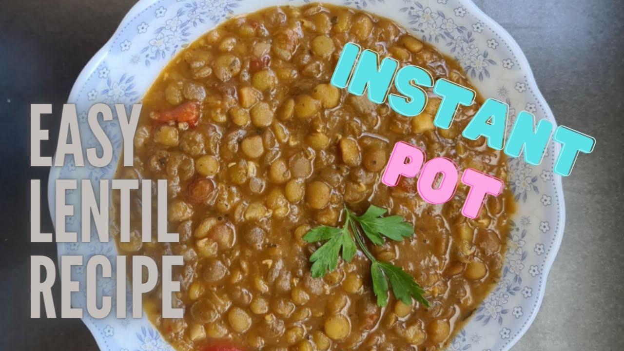 Невероятна и бърза леща яхния под нналягане! // Amazing and fast Instant Pot lentils stew