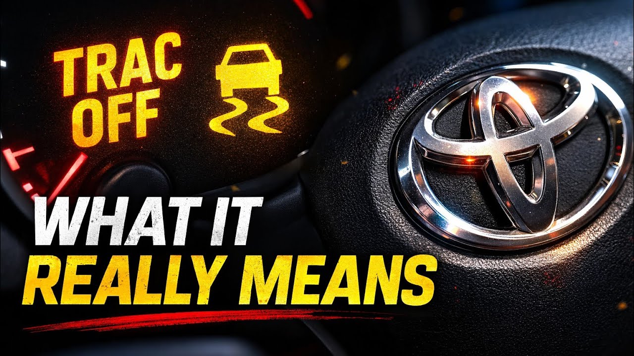 Почему загораются индикаторы Toyota TRAC OFF и VSC и что это означает.
