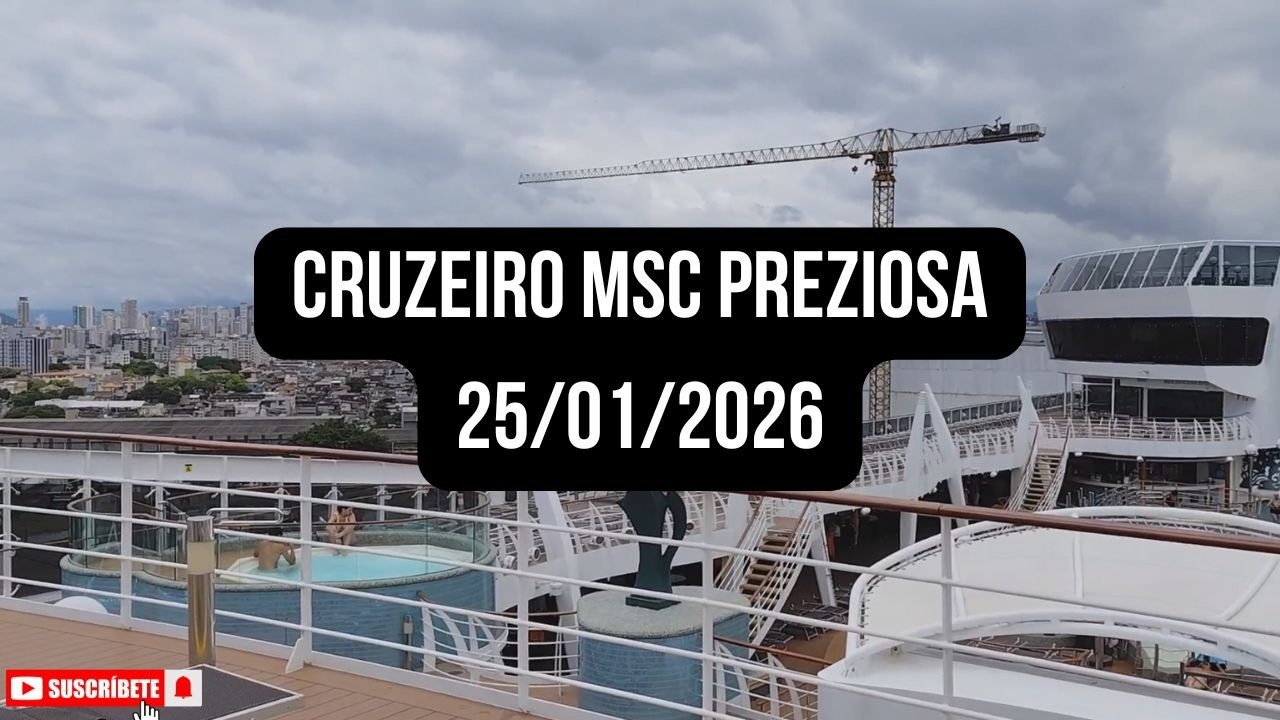 CRUZEIRO MSC PREZIOSA 25/11/2026
