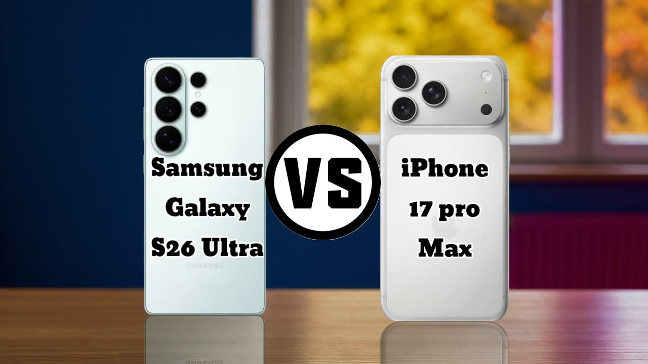 Samsung Galaxy S26 ultra vs iphone 17 pro max let's see which one is better