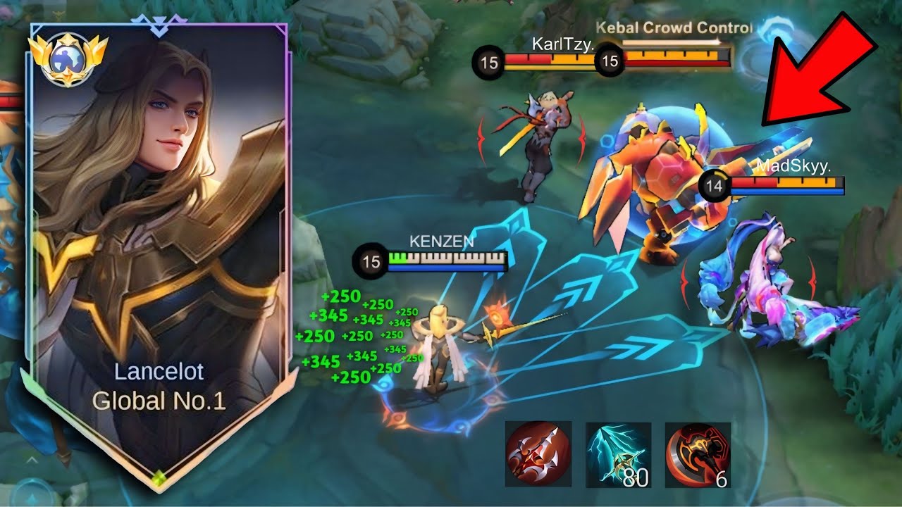 BEST BUILD GLOBAL LANCELOT BROKEN DAMAGE SOLO RANK AUTO MANIAC - Mobile Legends 