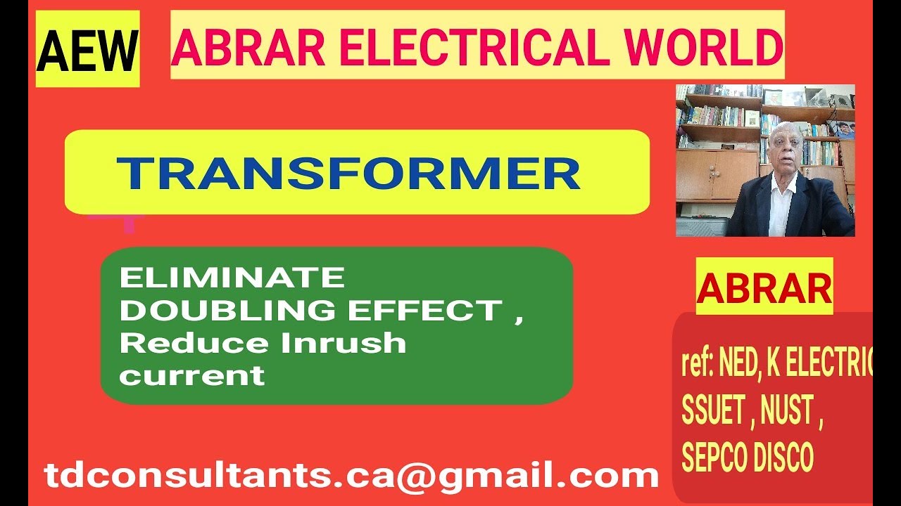 Reduce In rush current in Transformer ,ELIMINATE DOUBLING EFFECT