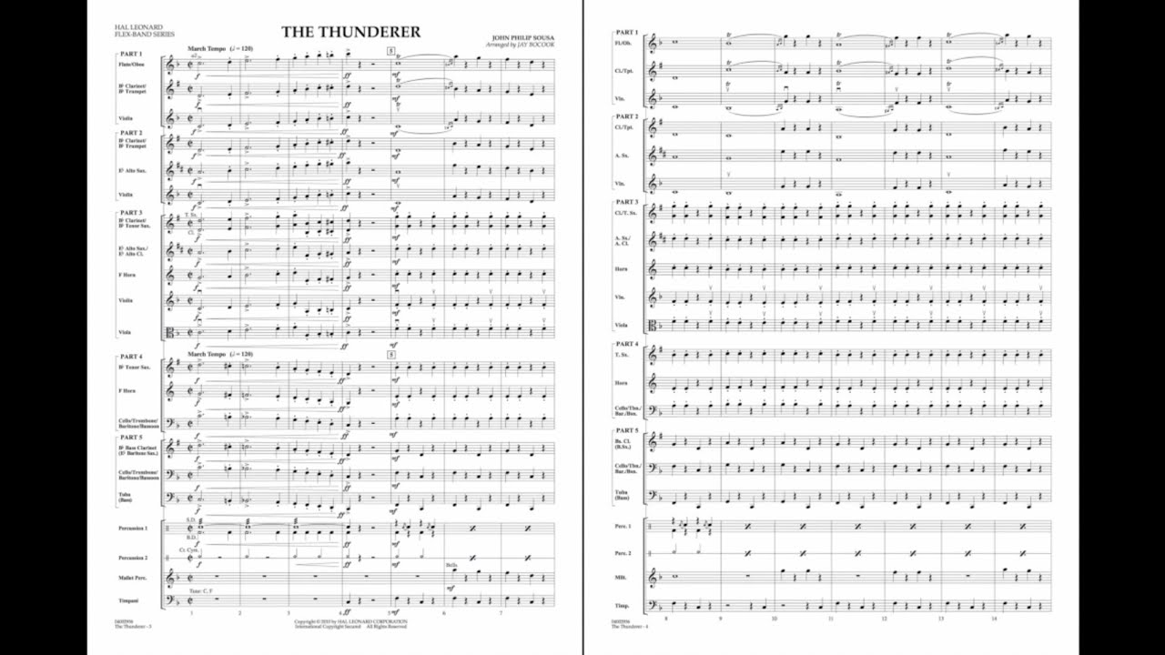The Thunderer by John Philip Sousa/arr. Jay Bocook
