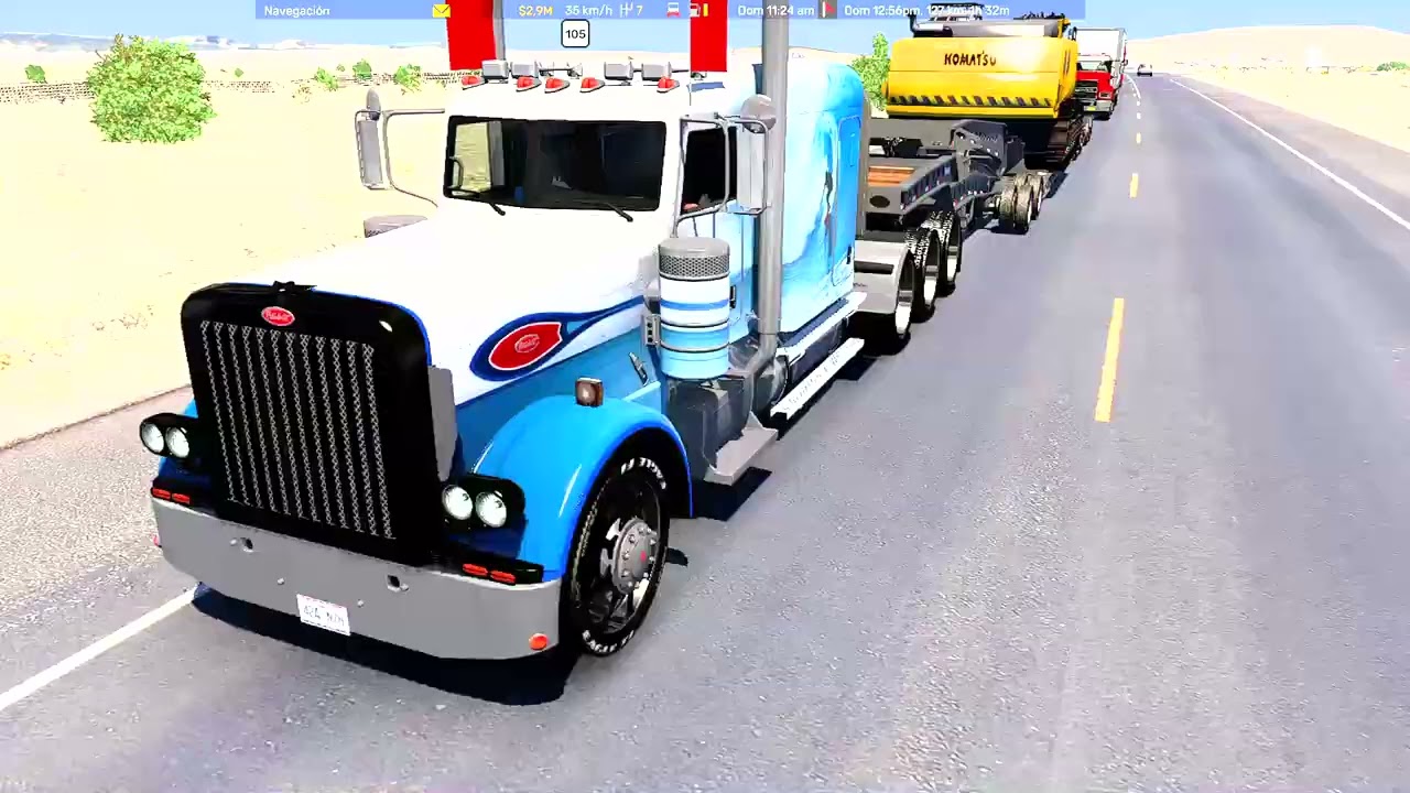 Peterbilt 389. A.T.S.