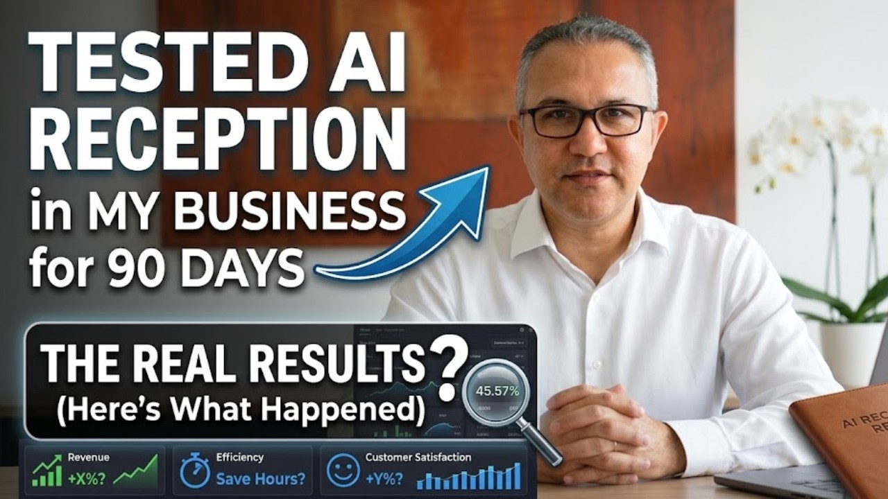 I Tested AI Reception in My Own Business for 90 Days (Here's What Happened)