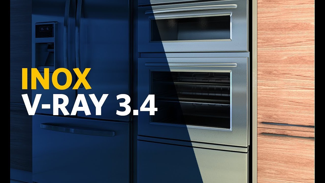 V-Ray 3.4 | Inox | Desafio 60 Materiais em 60 Dias | 36 de 60