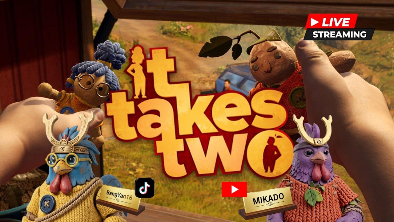 🧩 Menguji Kekompakan  🎮 # 2 - Let's Play it Takes two  Indonesia