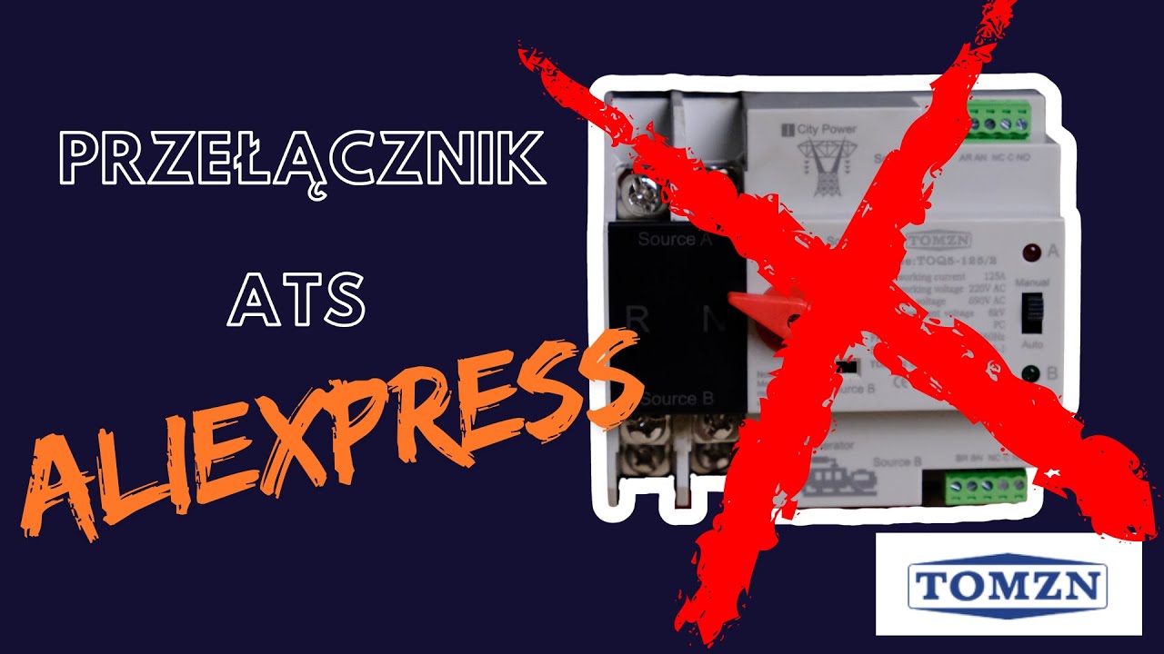 Przełącznik ATS z AliExpress TOMZN