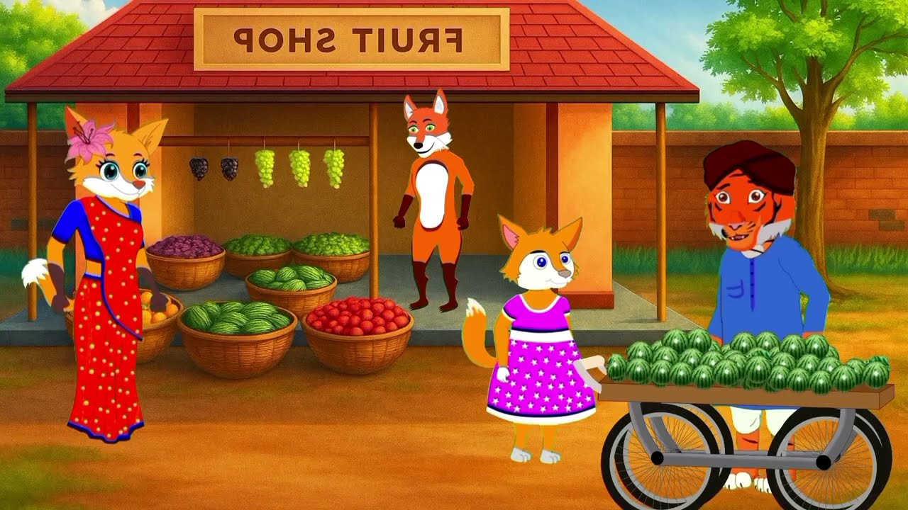 লাউ পুকুরে তরমুজ চাষ | Thakurmar Jhuli Bangla cartoon | Rupkothar golpo | Siyaler cartoon 
