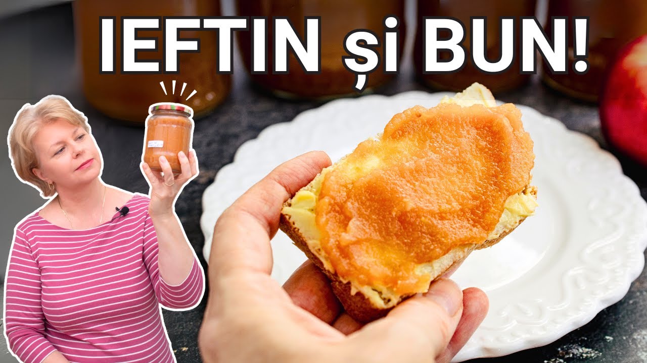 🍏 Gem de Mere Rase cu Scorțișoară și Rom – Rețeta Simplă, Ieftină și Bună! 🍯