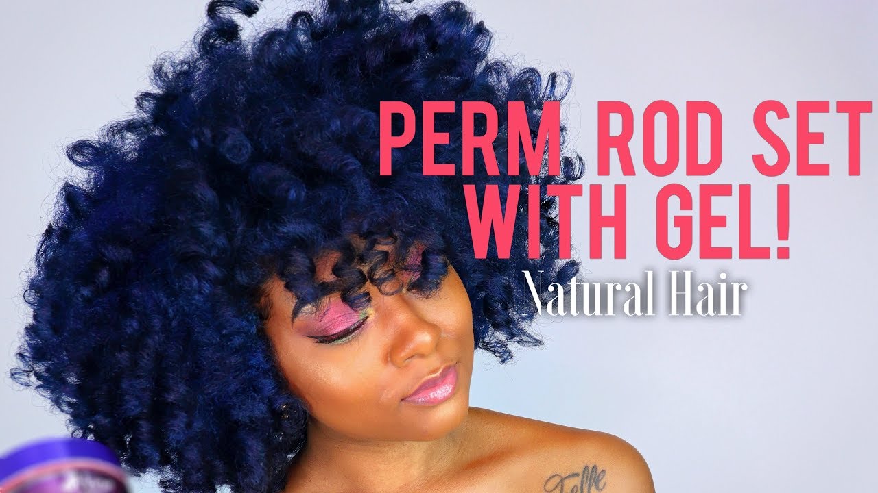 Defined Bouncy Curls | DETAILED Corkscrew Perm Rod Set on Natural Hair + The Mane Choice Cool Laid