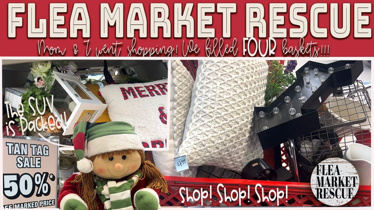 COME THRIFT STORE SHOPPING WITH MOM AND I FOR HUGE CHRISTMAS HOME DECOR FINDS 2024