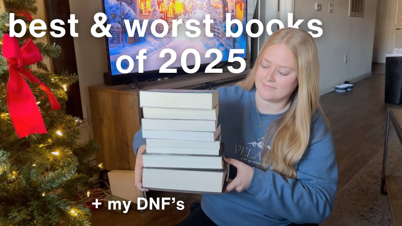 my favorite & least favorite books of 2025 (+ my DNF's)