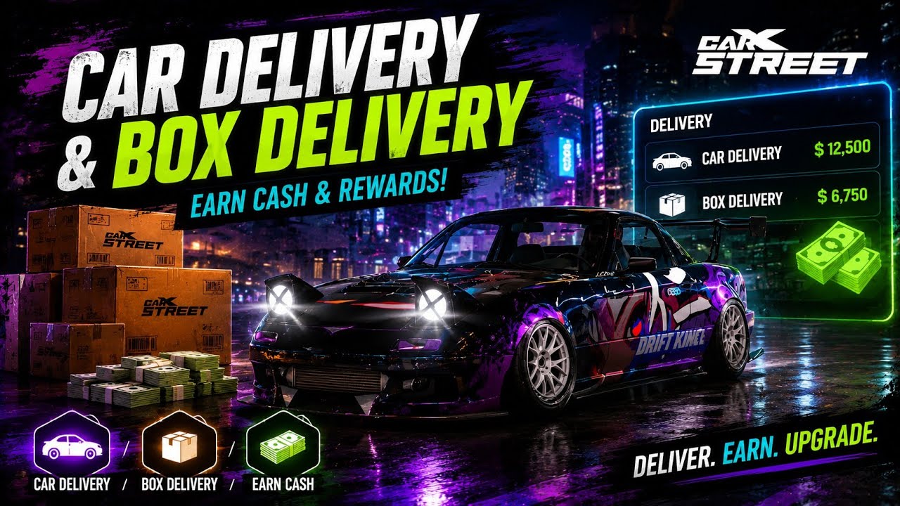 CarX Street Open World | Delivery Missions That Pay BIG! 🚚💰
