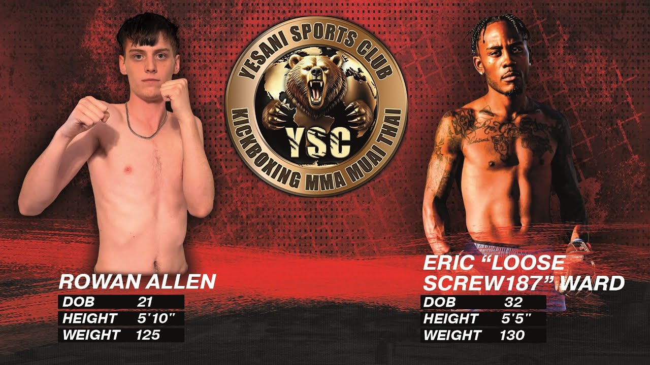 Yesani-1.Rowan Allen vs Eric Loose Screw187  Ward