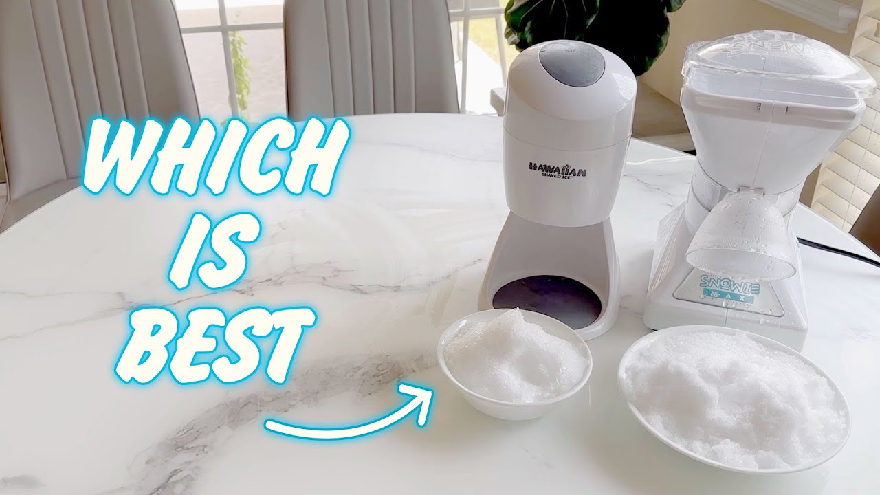 COMPARISON: Hawaiian Shaved Ice VS Little Snowie Max