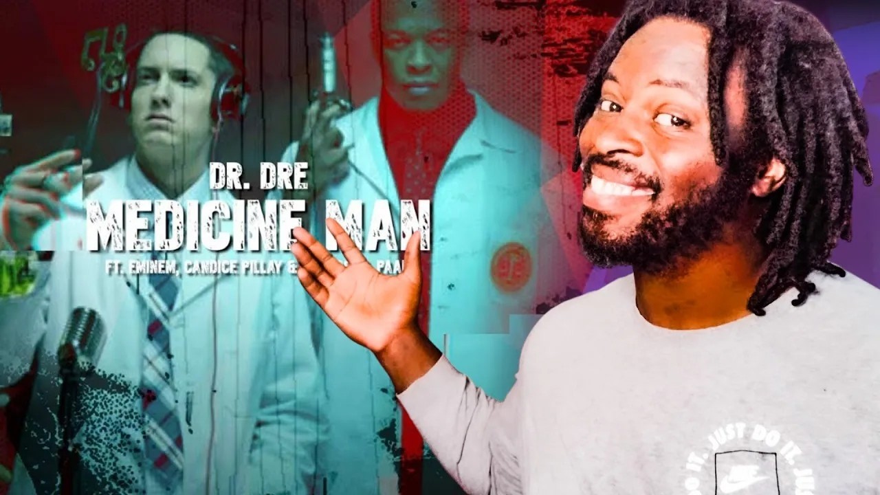 Реакция на первое прослушивание Dr. Dre Medicine Man ft. Eminem!