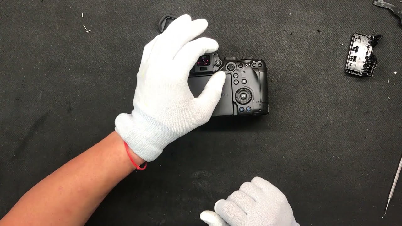 How to repair Canon camera R6 - loosed hot shoe