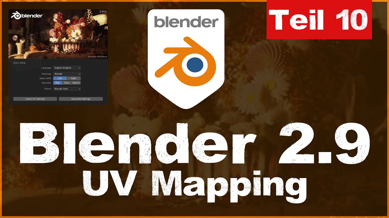 UV Unwrapping & UV Mapping in Blender 2.9 für Anfänger - Tutorial Grundkurs Teil 10 (deutsch)