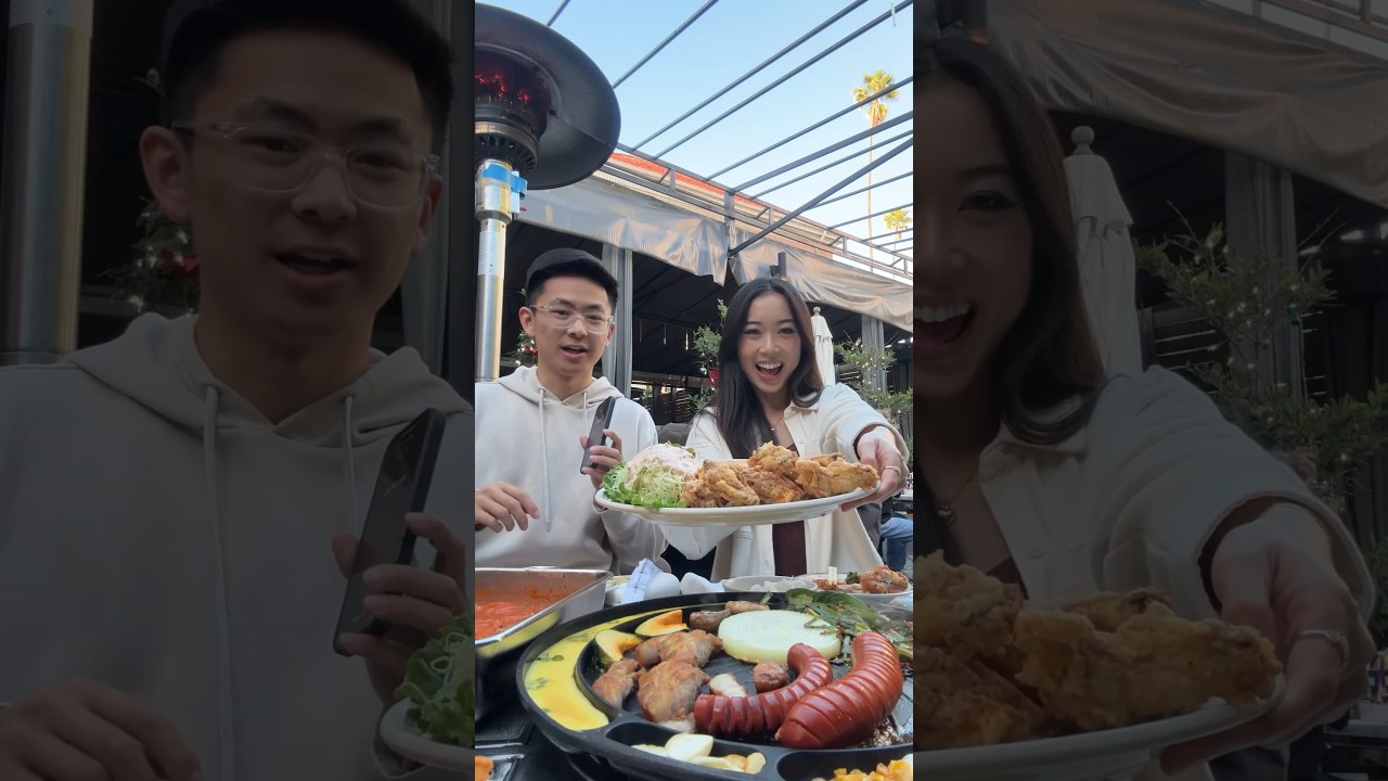Trying Korean Pub Food 🤤 #shorts