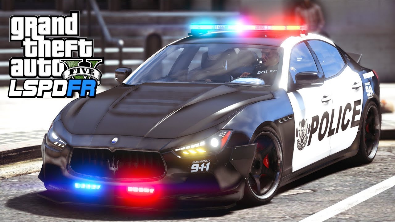 GTA 5 Mods - The BEST Looking Police SUPERCAR!! (LSPDFR Gameplay)