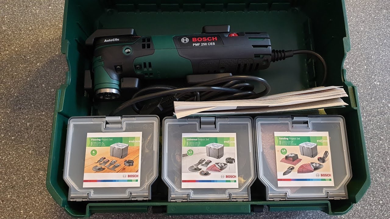 Bosch PMF 250 CES Multifunktionswerkzeug mit Starlock AutoClic-System