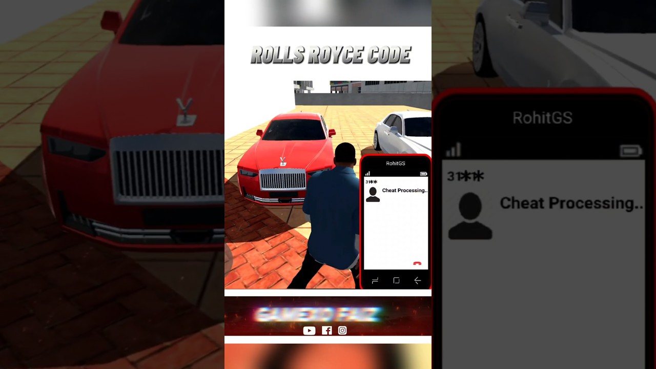 New Rolls Royce Cheat Code Indian Bike Driving 3d Rolls Royce