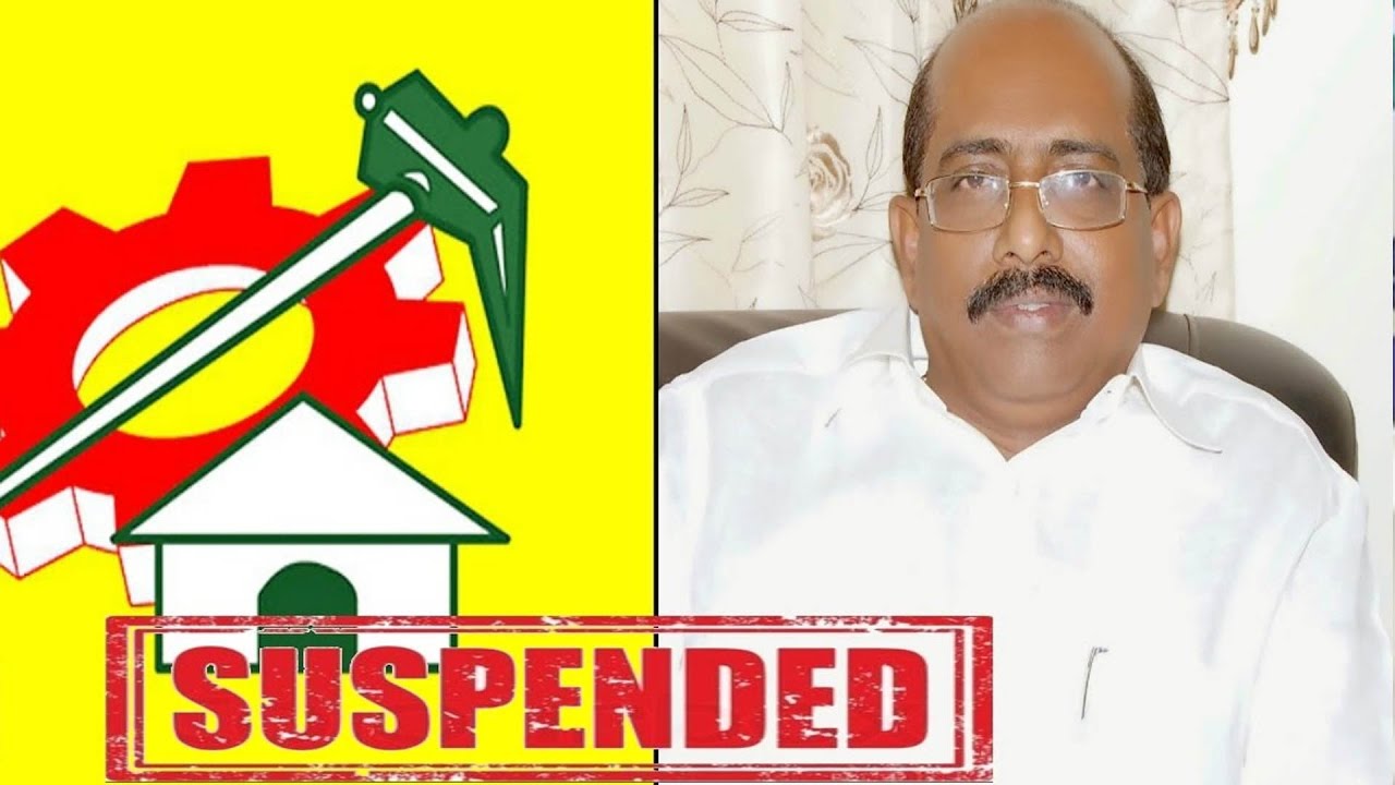 Day after CBI Raids, CM Chandrababu Naidu suspends Tainted  TDP MLC Vakati Narayana Reddy