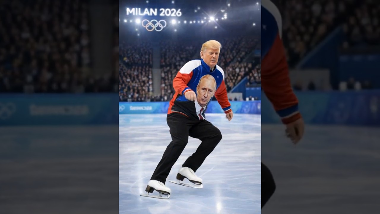 Trump on Ice: Triple Jump #olympics#trump#putin#трамп#aishorts#figureskating#funny#politicalsatire