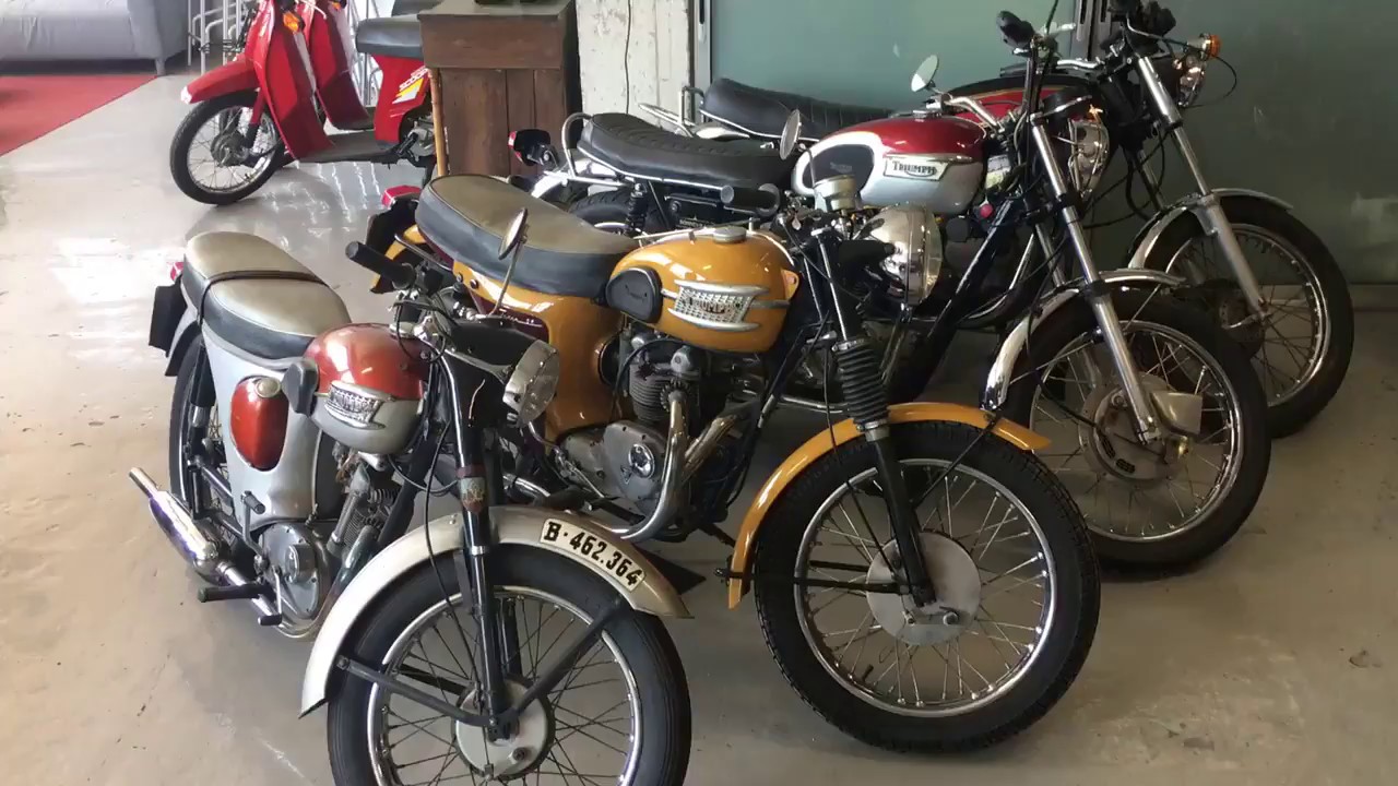 Colección motos Triumph años 60-70
