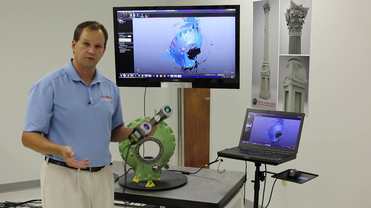 EMS Creaform HandySCAN 700 demo Video