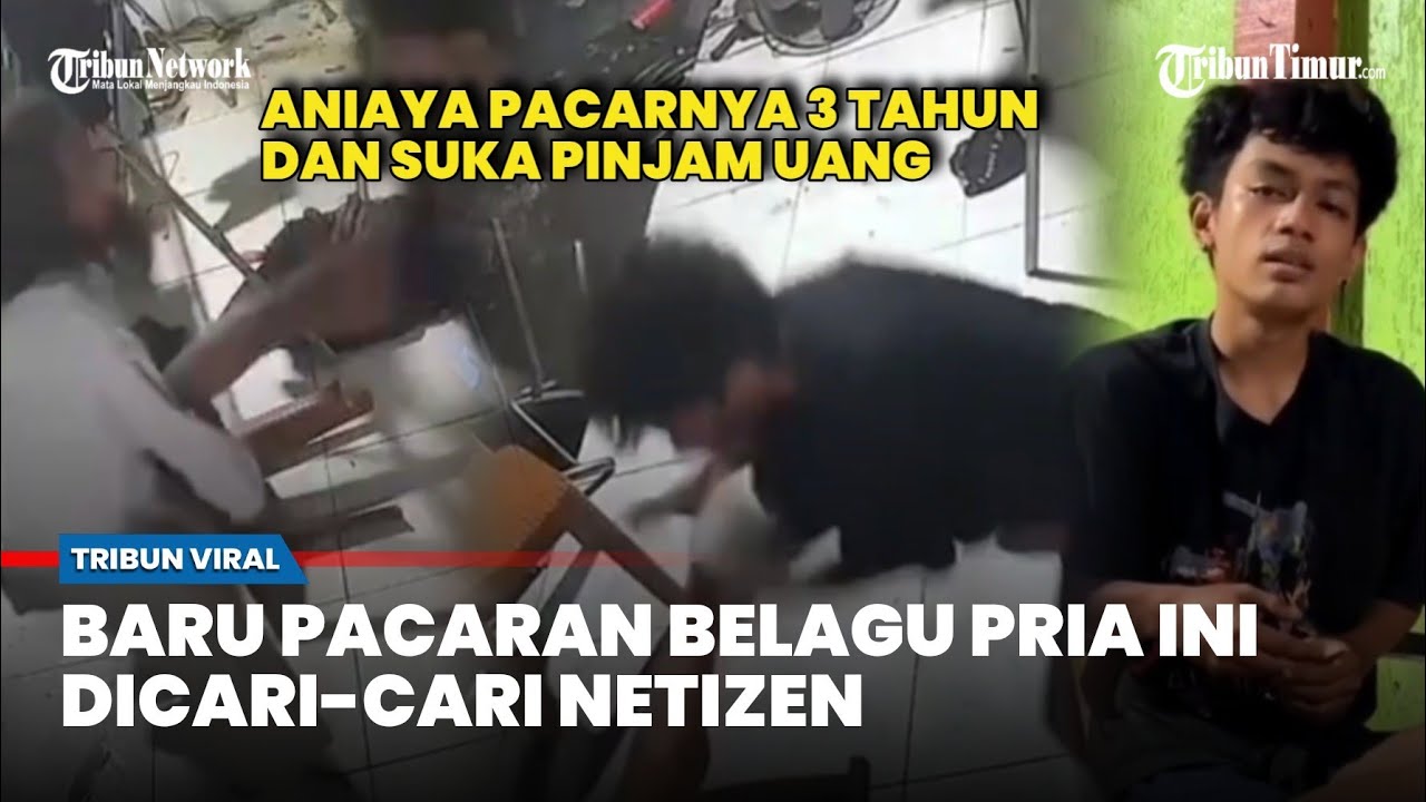 Terekam CCTV Pria ini Tendang hingga Hantam Sang Kekasih 