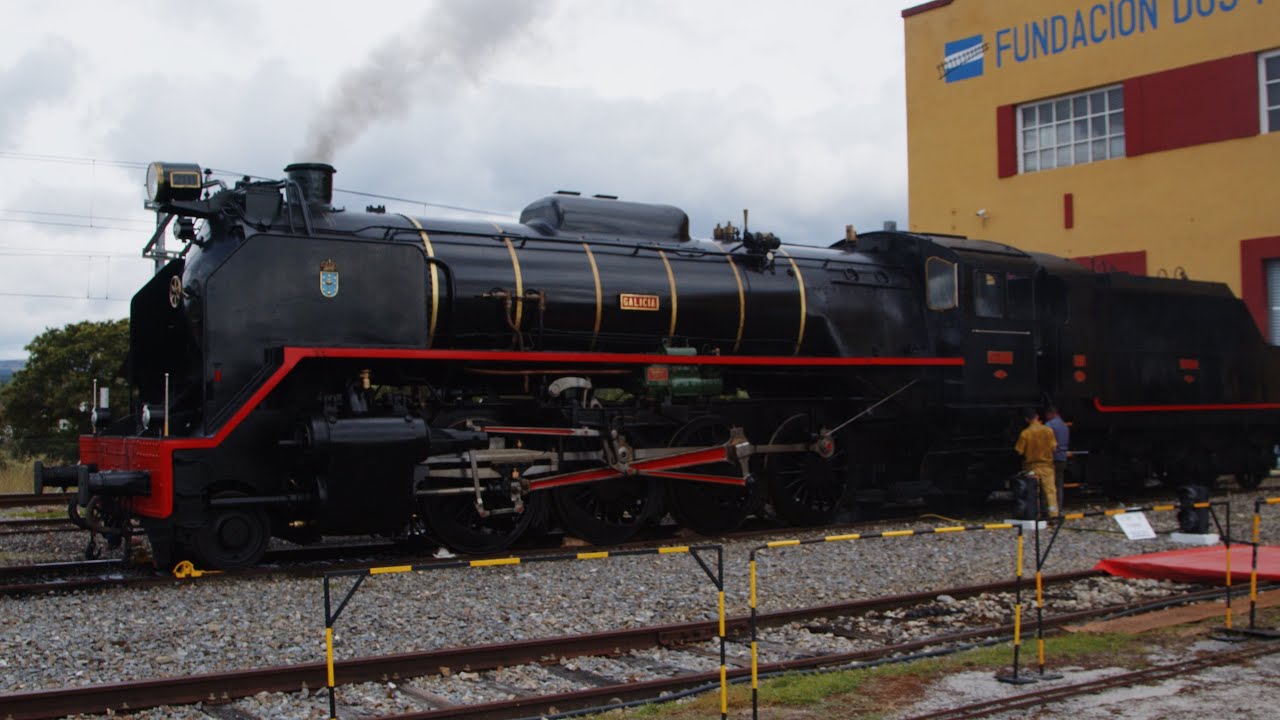 Reapertura del Museo do Ferrocarril de Galicia MUFERGA. Monforte de Lemos 3 de julio de 2021.