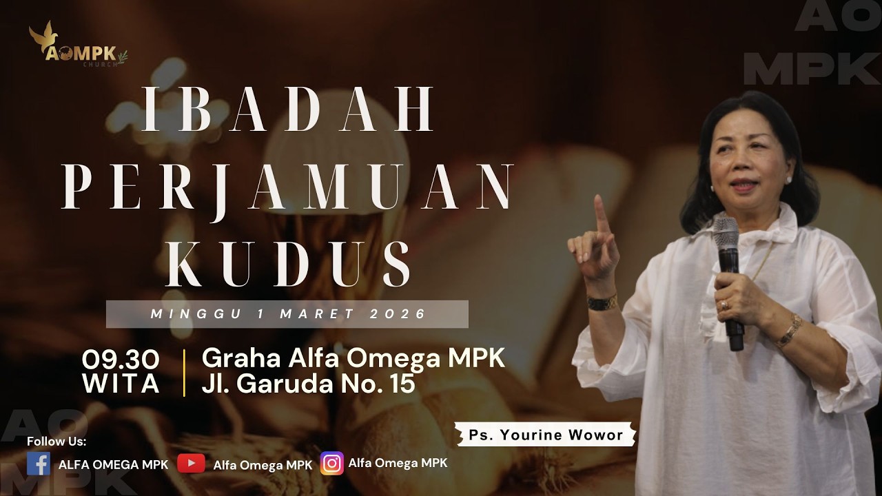 IBADAH RAYA ALFA OMEGA-MPK | MINGGU, 1 MARET 2026