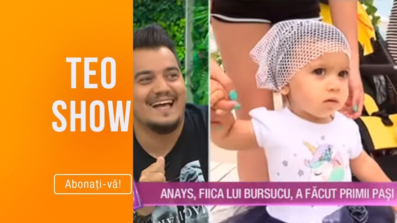 Teo Show - Iubita si fiica lui Bursucu, live surpriza de la mare! Anais a facut primii pasi!