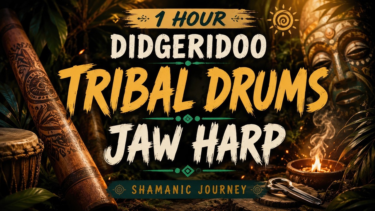 Tribal Music Journey | Didgeridoo, Tribal Drums & Jaw Harp for Deep Healing