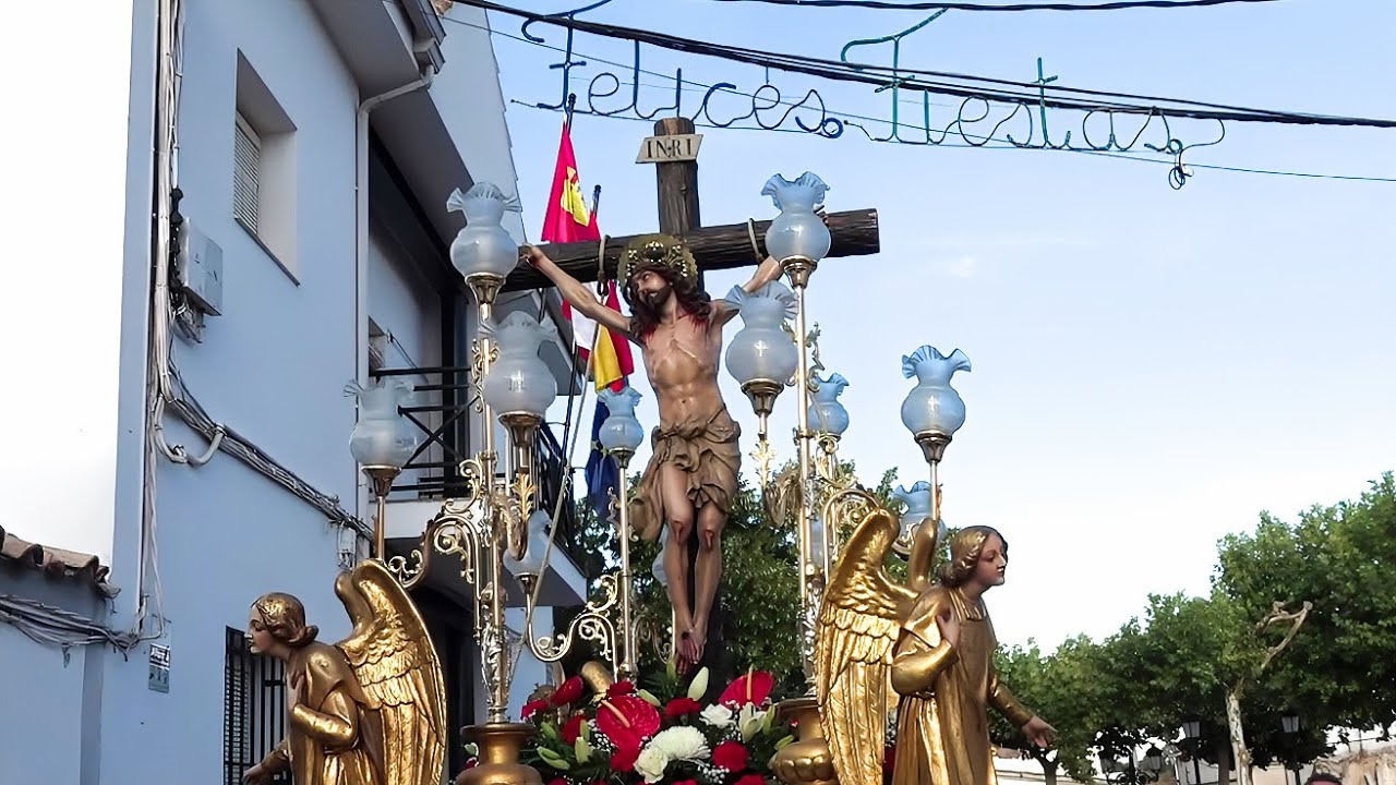 Procesión Cristo de la Vera Cruz Rozalén del Monte (Cuenca) 31 Agosto 2025