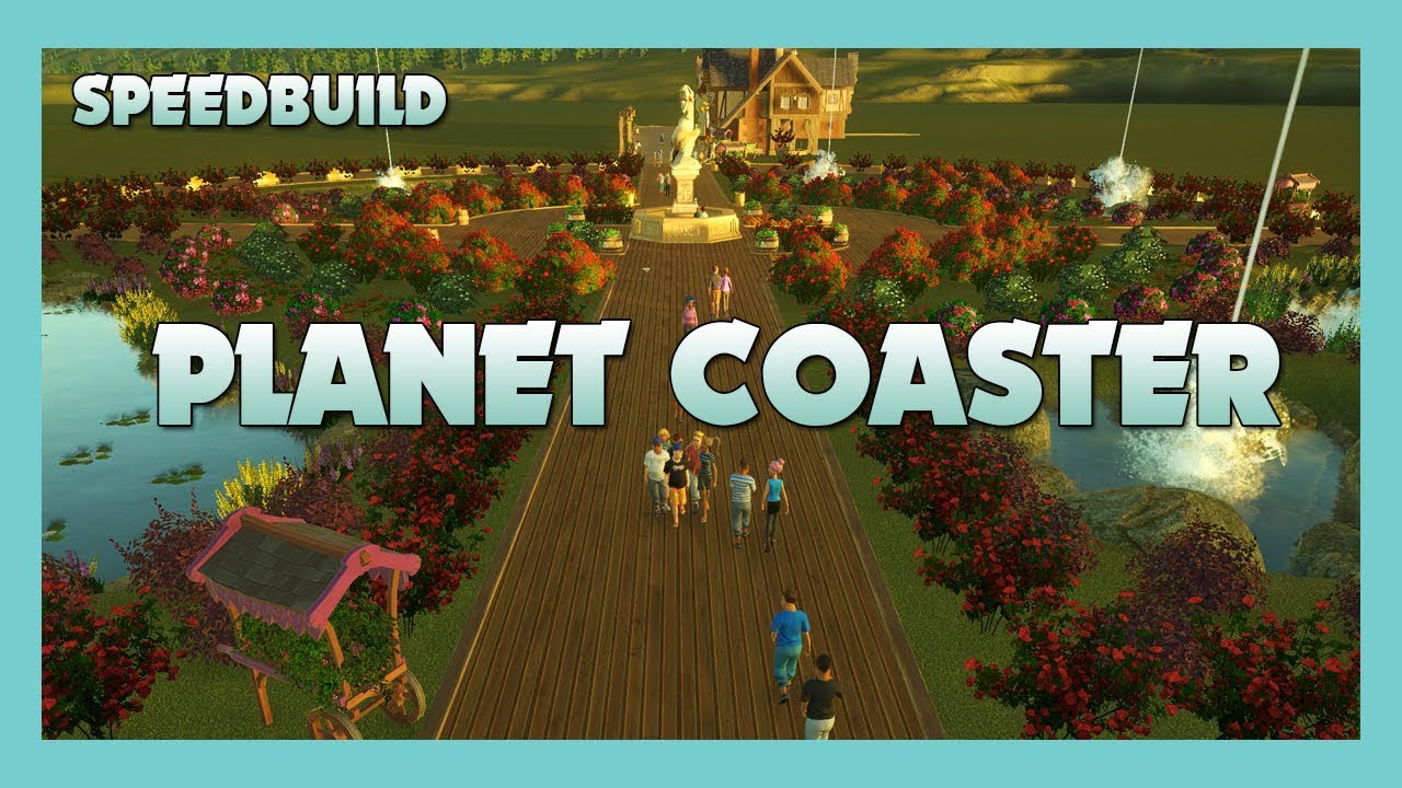PLANET COASTER// SPEEDBUILD//CAP 1: ENTRADA al PARQUE - gameplay español
