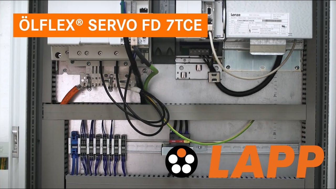LAPP &Ouml;LFLEX&reg; SERVO FD 7TCE  One cable for control cabinet, rack and cable chain