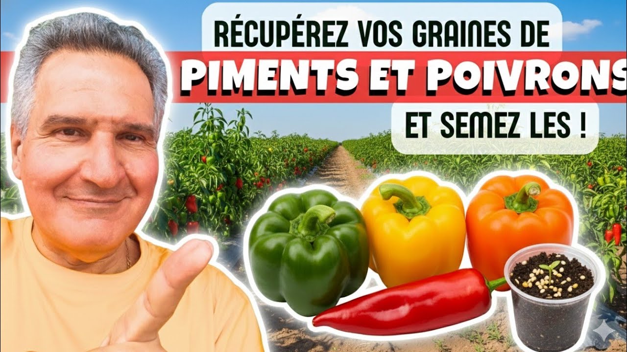 C'est le MOMENT de semer POIVRONS et PIMENTS ! 🫑🌶️👍