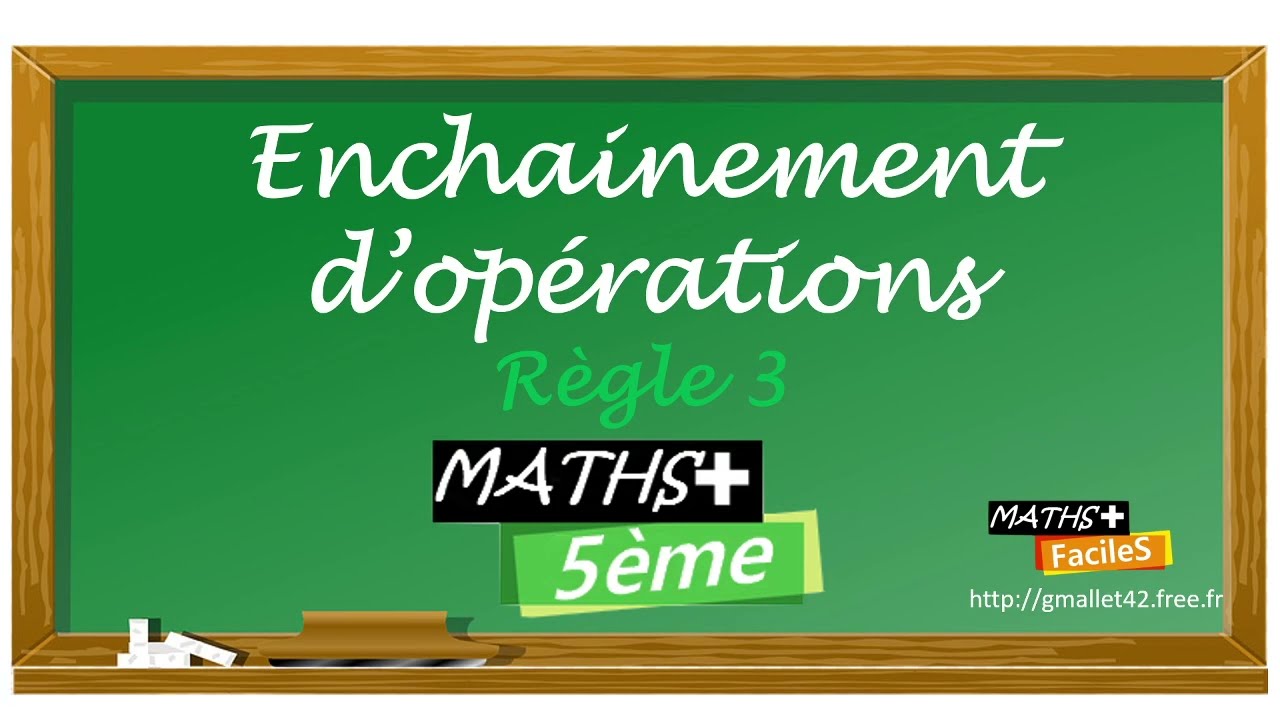 Enchainement d'Opérations : Calculs prioritaires