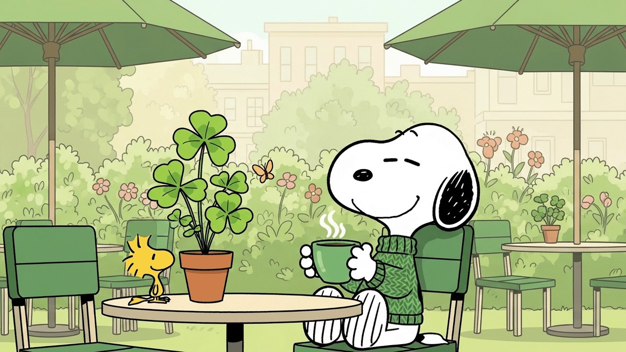 Snoopy Soft Piano Lofi Ambience for Relaxing, Studying and Chilling