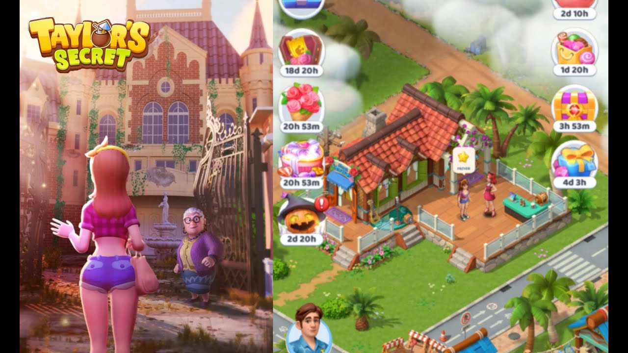 Taylor's Secret: Merge Story | 🍦Level  22 🍹Part  33 🌮🥙