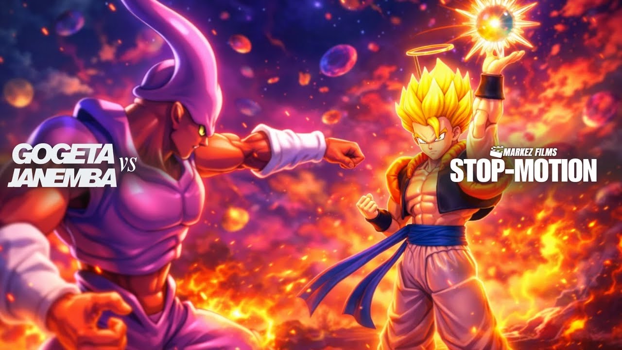 Gogeta vs Janemba Stop Motion Recreation