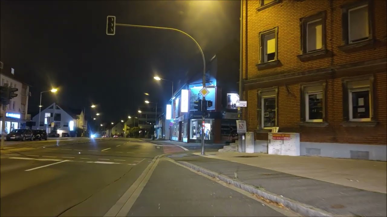 Mit dem Bus durch die Nacht, Nürnberg Linie 70 von Zirndorf zur Gustav-Adolf-Str.