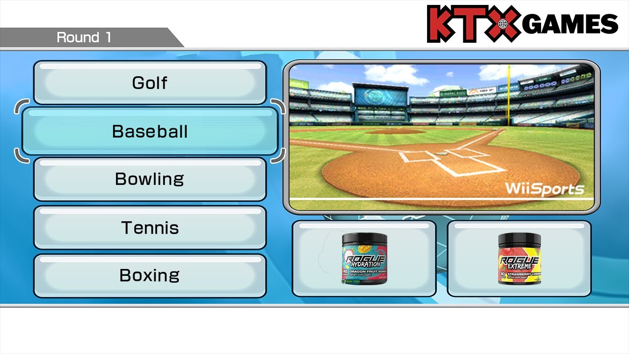 Wii Sports (Baseball) - ROUND 1 | KTX Games 2022