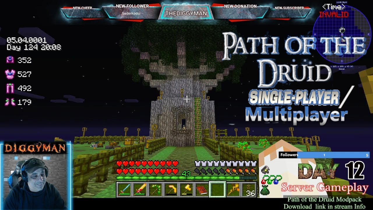 Path of the Druid Modpack | Laying Down Our Roots | Server Edition Minecraft Survival | DAY 11