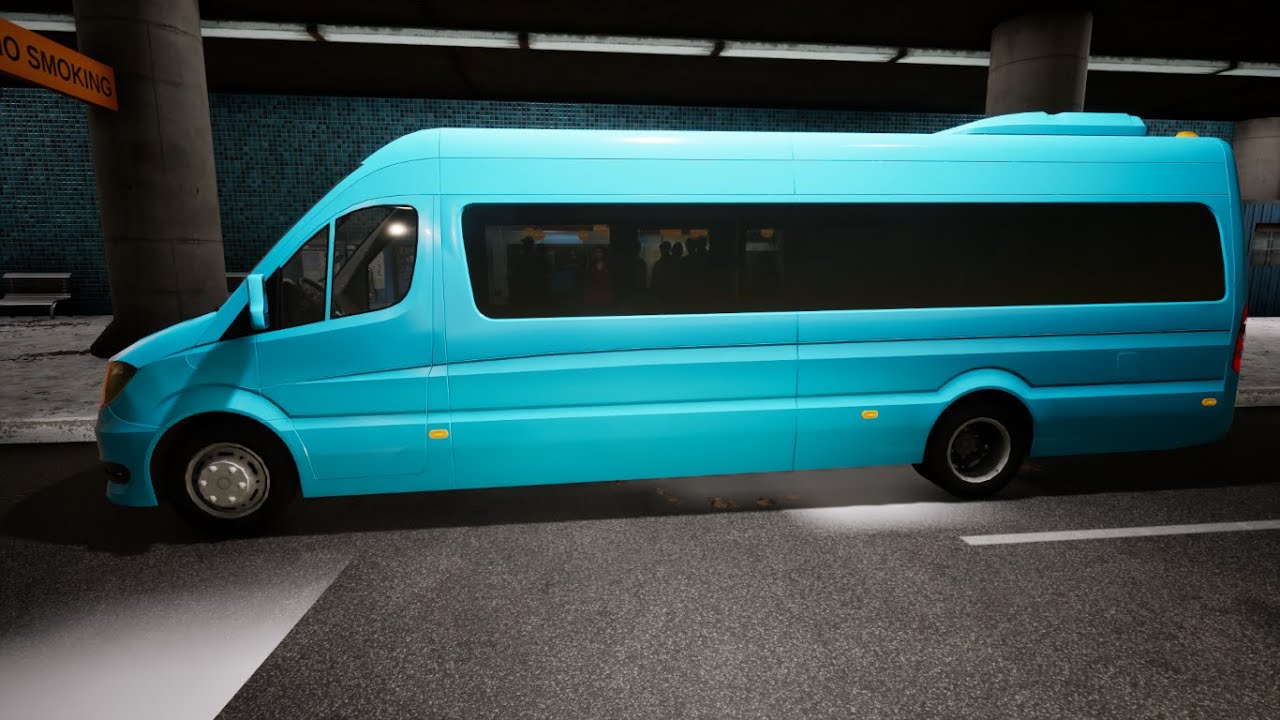 Fernbus Simulator | Mercedes-Benz Sprinter | Gameplay