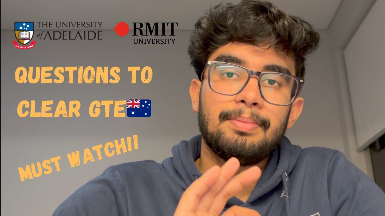 Clear GTE with this video | Must watch!! | Australia