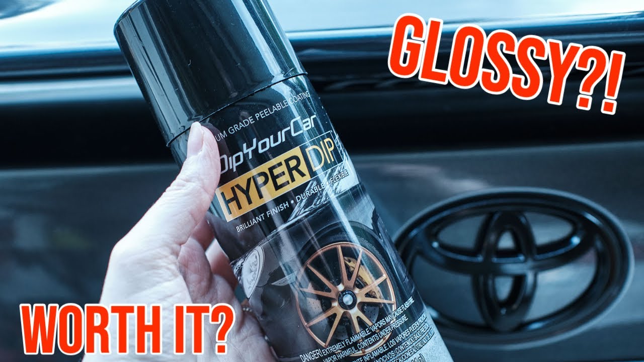 HOW TO HYPER DIP(PLASTI DIP) YOUR EMBLEMS
